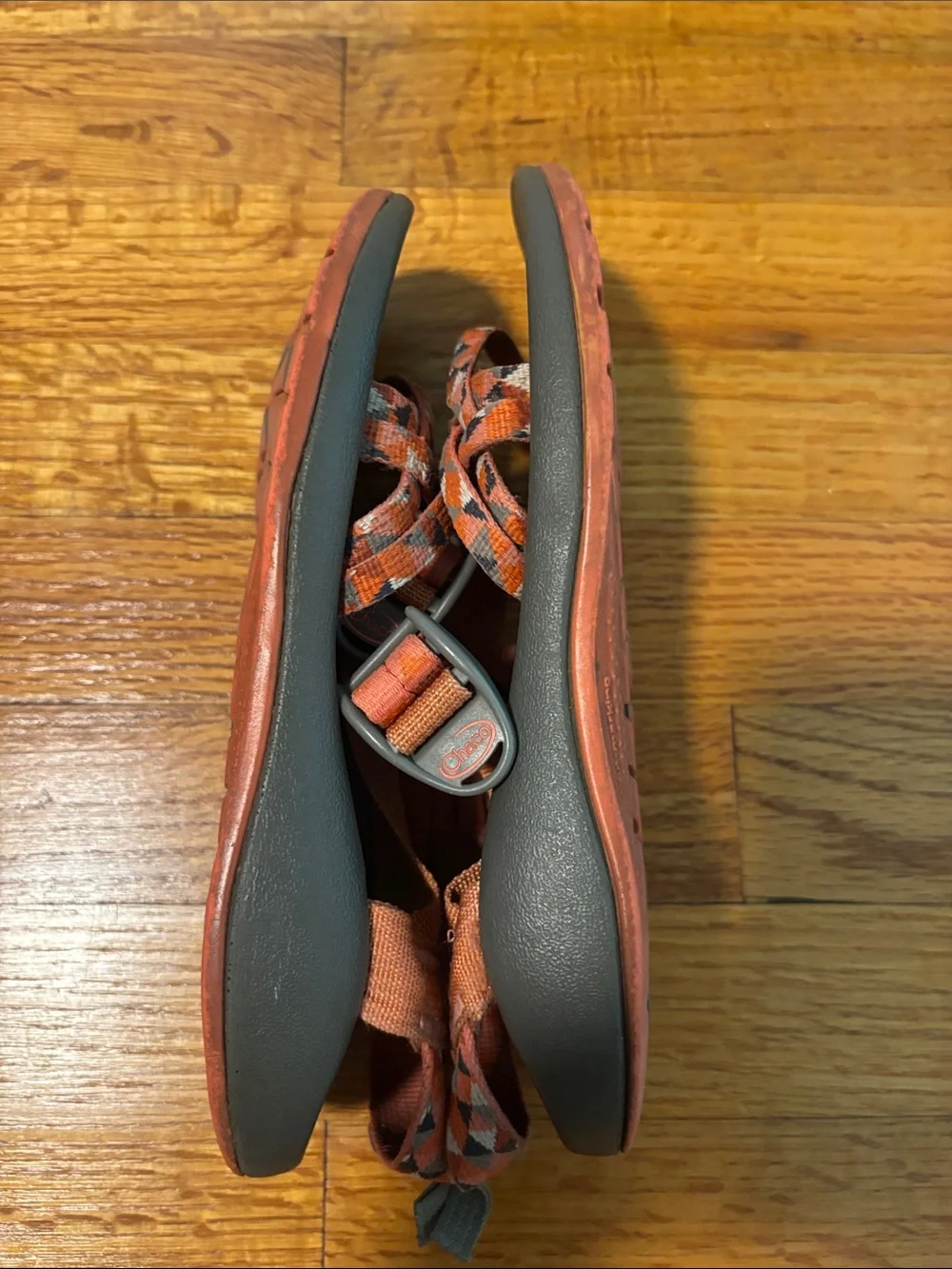 Chaco Kids' Sandals in pink and Black Geometric Straps